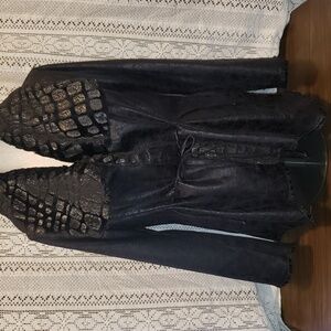 VINTAGE CHI REVERISABLE FAUX LEATHER JACKET BY Carlos Falchi